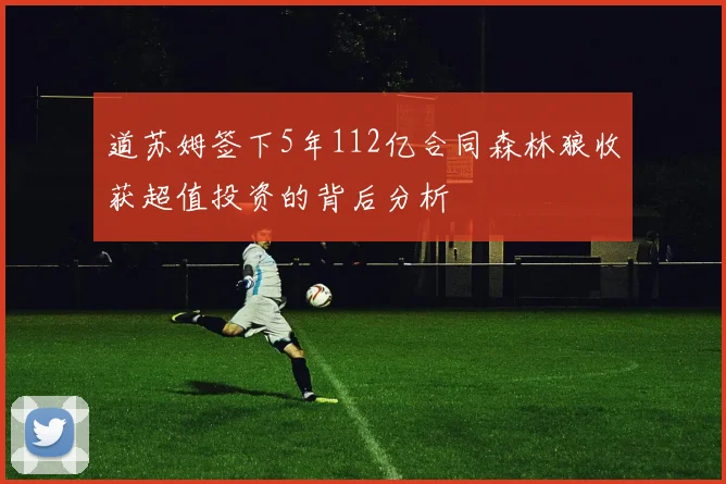 道苏姆签下5年112亿合同森林狼收获超值投资的背后分析