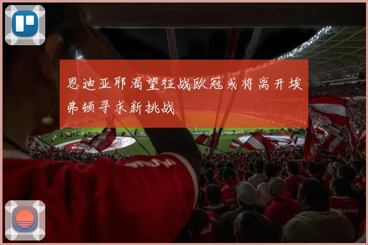 恩迪亚耶渴望征战欧冠或将离开埃弗顿寻求新挑战
